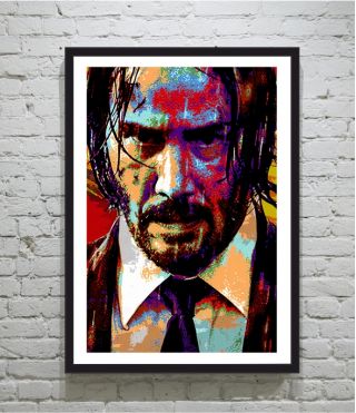 john wick keanu reeves poster