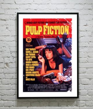 pulp fiction a poster ΣΕ ΚΟΡΝΙΖΑ